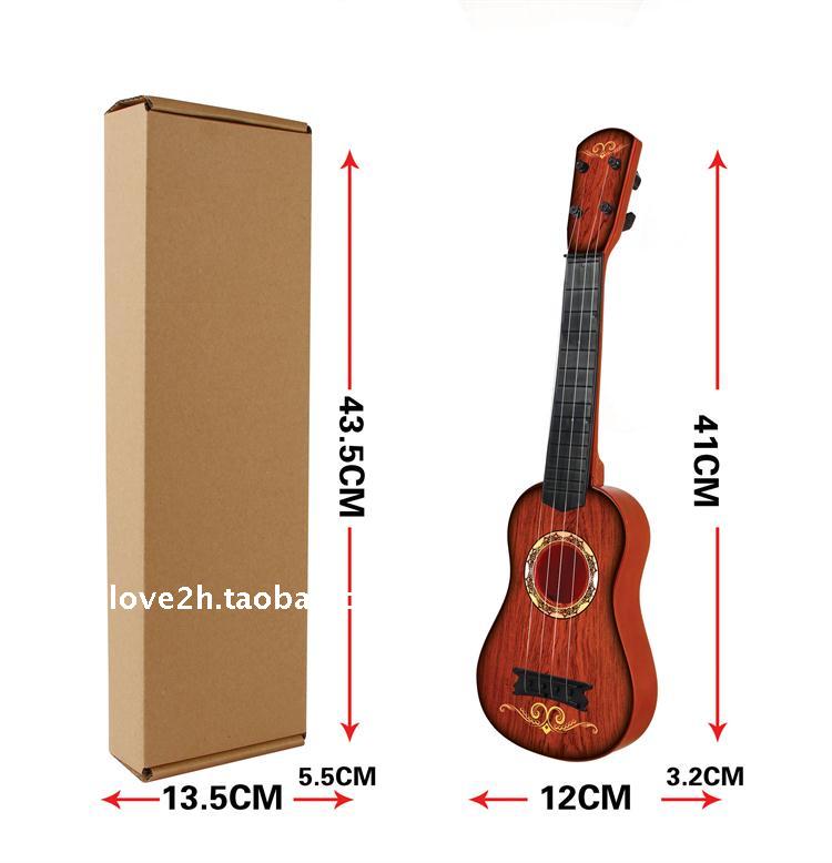 Trẻ em của cây đàn guitar có thể chơi ukulele đồ chơi mini mô phỏng cụ đàn piano âm nhạc bé giáo dục sớm guitar nhỏ