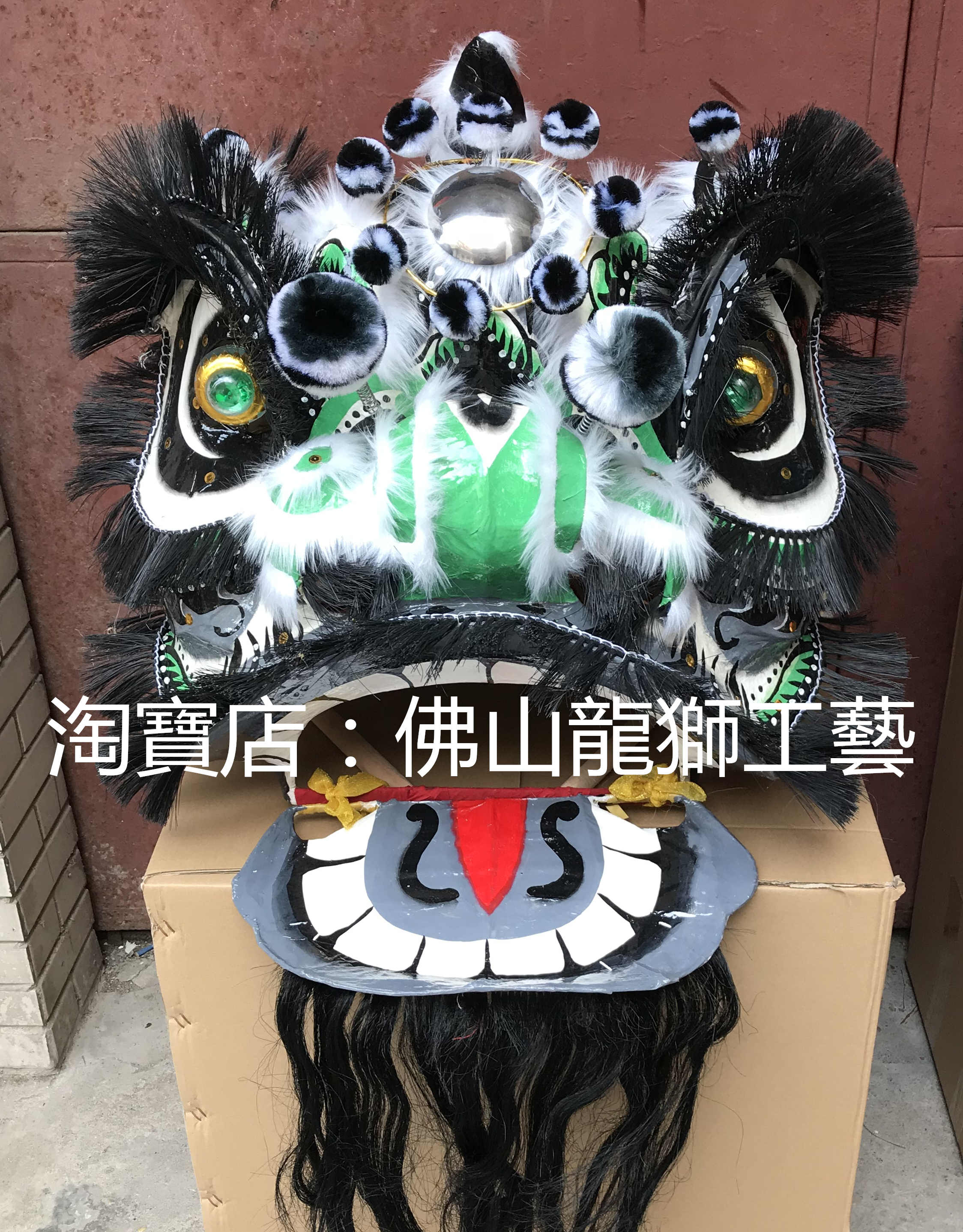 Authentic Buddha Hill Traditional Round Blush Toothbrushes With White Hair Zhang Fly The Lion Set) Pure Handmade) Non-relic) Autumn Color