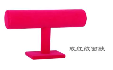 Lấy! Flannel một lớp ba lớp vòng đeo tay khung trang sức hiển thị đứng đồng hồ đeo tay kệ trưng bày đứng - Vòng đeo tay Cuff