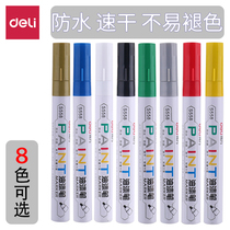Derri paint pen S558 silver paint pen oily waterproof color paint pen does not fade white paint pen tire letter pen