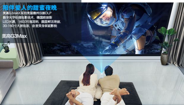 Máy chiếu siêu nhỏ cầm tay MEGO Migao G3 MAX Máy chiếu mini WIFI WIFI HD - Máy chiếu máy chiếu mini sony