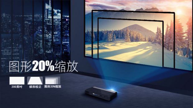 MEGO Meigao G9 Máy chiếu thông minh LED Trang chủ 3D HD 1080P Mạng không dây WIFI Máy chiếu điện thoại di động - Máy chiếu máy chiếu mini cầm tay