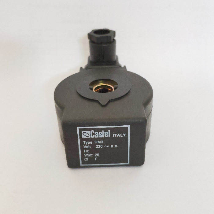 Castel Castel solenoid valve coil Type HM3 12V 24Vdc 220V Refrigerated garage solenoid coil