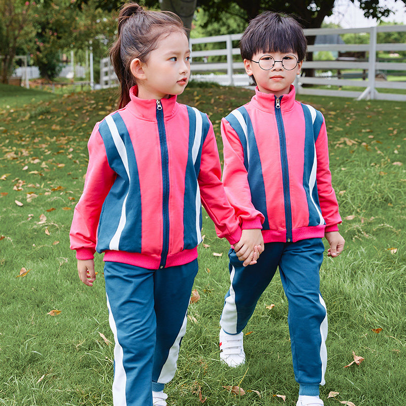 Kindergarten uniform spring and autumn clothing first grade primary school students sportswear suit class clothing children teacher school uniform autumn and winter