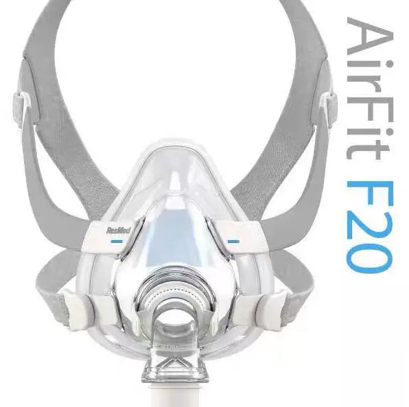 Рисмай All -faced маска лица AirFit F20 носовая маска с головой и вентиляционными аксессуарами