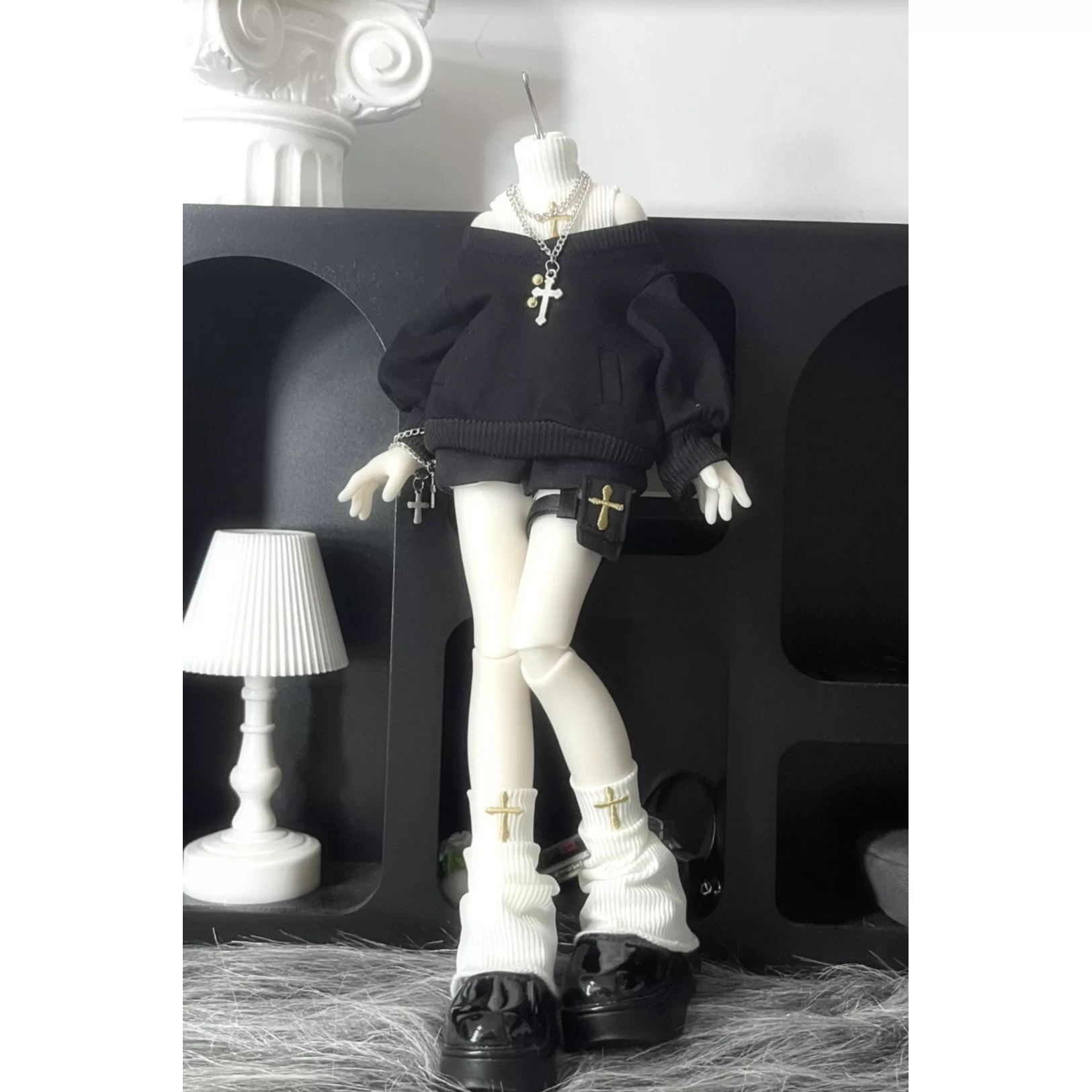 [Готовые товары] Одежда для куклы BJD 6, 5 размера - Хор 10 - Вишнёвое тело, общий 6 тело