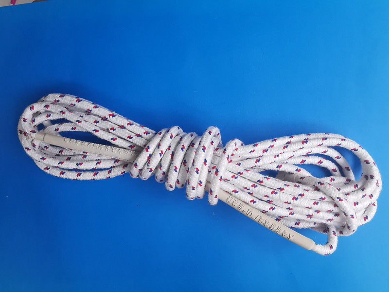 Taicang rope 10 m 12 m student rope group long jump rope New Jian cotton yarn jump rope 8 competition jump rope