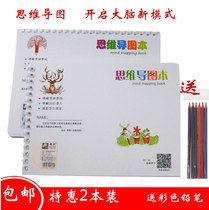 Tengsheng A4 coil mind map this grid dot matrix student bully note class record Student Book