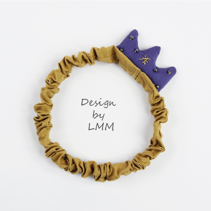 Baby headdress Female baby hair band Korean princess hair ornament Baby full moon 100 days cute wild crown head flower