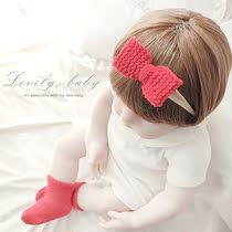 Baby headdress red bow baby hair band cute super cute princess baby birthday fontanelle hair accessories