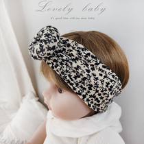 Korean baby fontanelle hair band cute donut Princess headdress infant brain protection door female baby hair accessories Cotton