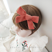 Korean version of female baby headgear baby hair band cute princess bow hair accessories 0-1 year old baby fontanelle floral headdress