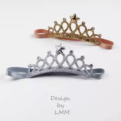 Baby Hair Band Cute Princess Headwear 0-12 Months Full Moon Korean Girl Baby floral headdress Crown Hair Decoration