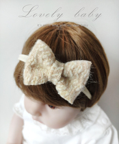 Korean baby hair band cute bow female baby headwear princess hair accessories baby birthday wild floral headdress tide