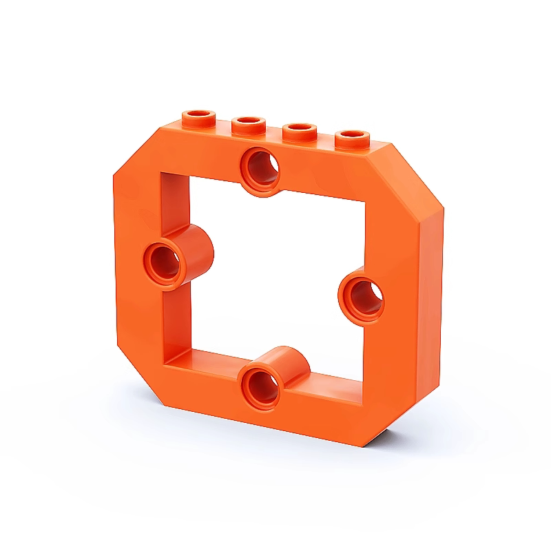 Leglego 49699 Red-Orange 6468285 1X6X4.33 with 4-Hole Square Beam Frame Hole Brick Parts Leglego 49699 Red-Orange 6468285 1X6X4.33 with 4-Hole Square Beam Frame Hole Brick Parts