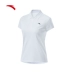 Anta ngắn tay T nữ 2019 xuân hè mới cổ điển đơn giản POLO áo sơ mi ve áo Áo thun nữ thời trang đơn giản nhiều màu - Áo phông thể thao áo thun gym nam Áo phông thể thao