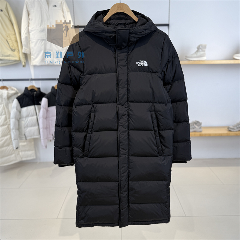 25 Autumn/Winter New the North Face Long down Jacket Unisex Outdoor Warm Goose down 8Gkd