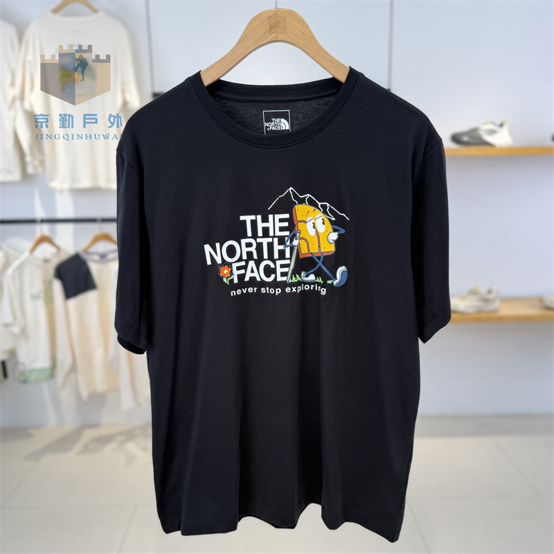 25 Spring/Summer New the North Face Outdoor Couple Style Pure Cotton Breathable Round Neck Short Sleeve T-Shirt 8Gz8 25 Spring/Summer New the North Face Outdoor Couple Style Pure Cotton Breathable Round Neck Short Sleeve T-Shirt 8Gz8