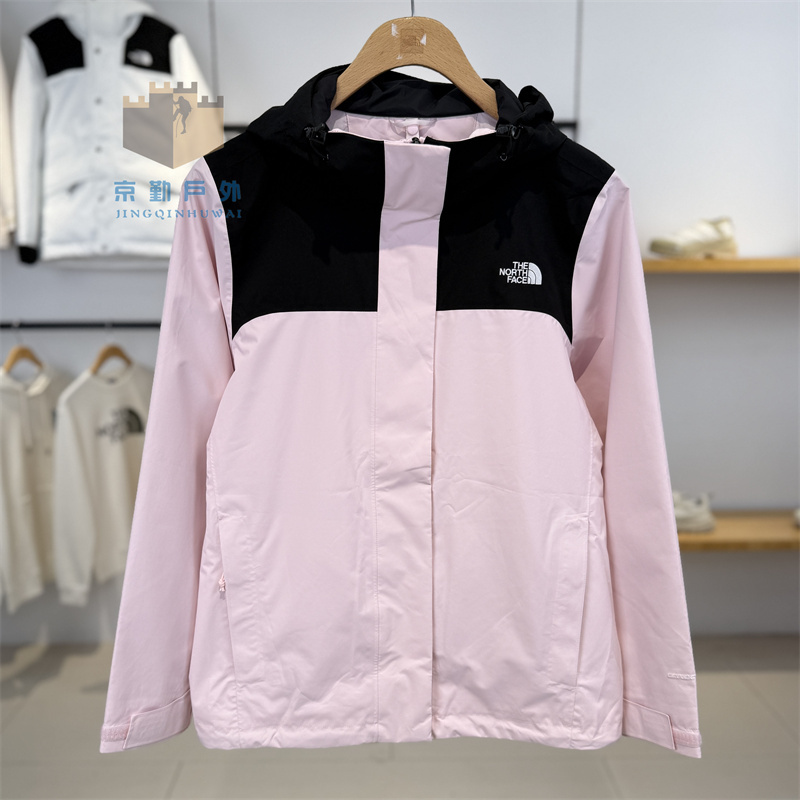 26 Spring/Summer New the North Face Women's Outdoor Waterproof Jacket with Optional Liner 8Dx8