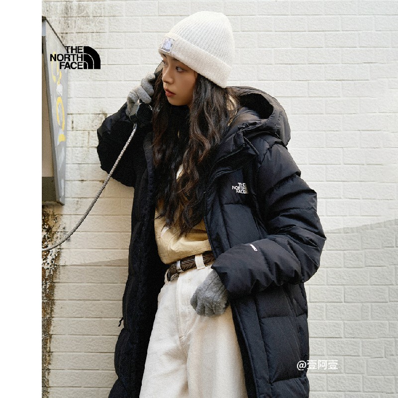 In Stock, New Autumn and Winter the North Face Long down Jacket for Men and Women, Outdoor Windproof and Warm Goose down