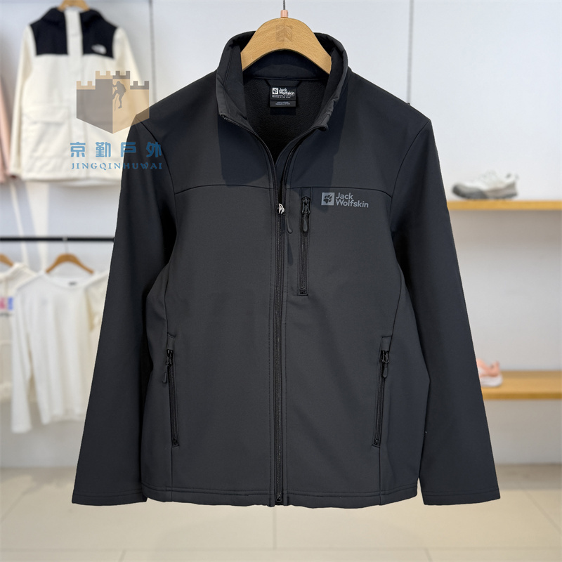 Autumn and Winter Jackwolfskin Whirlwind Men's Windproof Stand-Up Collar Soft Shell Jacket A62521A