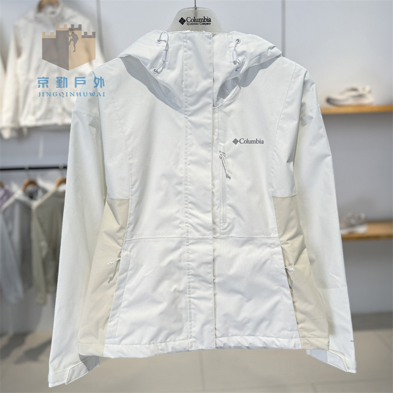 26 Spring/Summer New Columbia Women's Outdoor Waterproof and Windproof Hooded Single-Layer Jacket Wr0533
