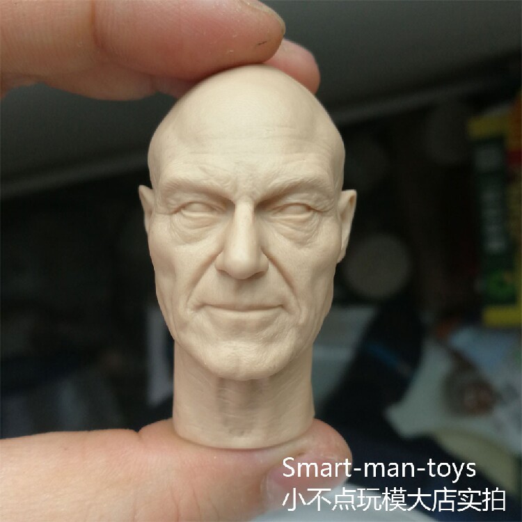 1 6 white die head Sculpture Mutant Dr. X-Men X-Men X Professor Senile Soldier Accessories