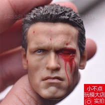 Spot non-hottoys ht 1 6 Terminator T1 T800 Arnold Schwarzenegger War loss head engraving