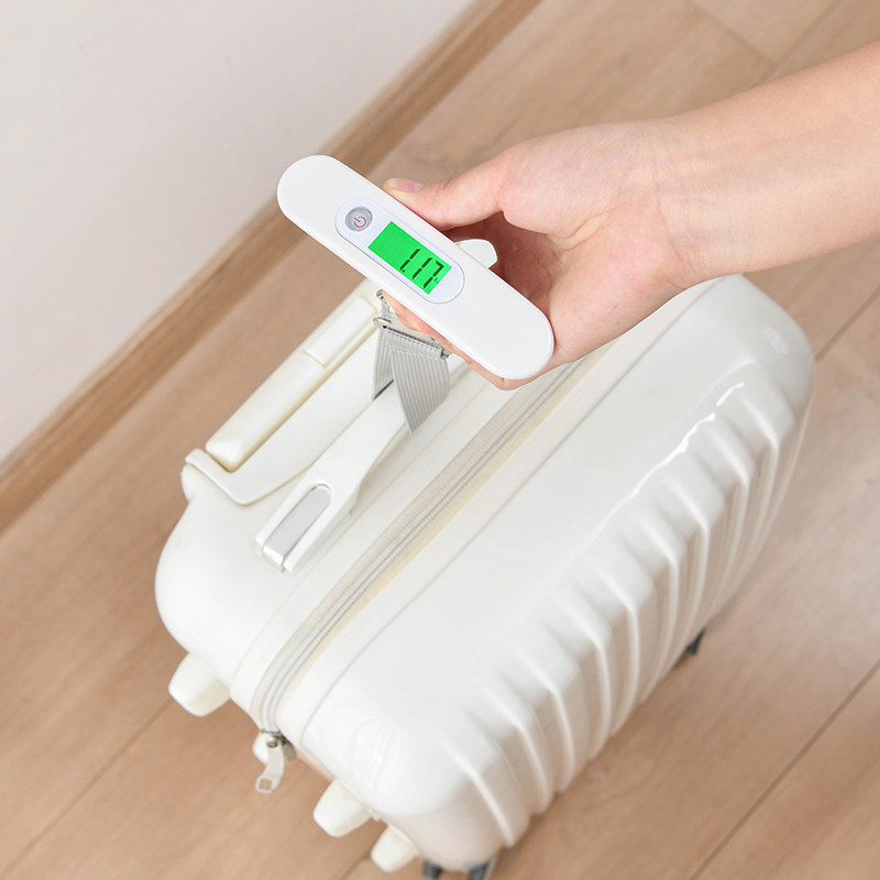 Japan mini luggage called portable suitcase portable scale high precision 50kg spring express scale small gram scale