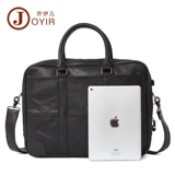 Вместительная и большая сумка на одно плечо, кожаный ноутбук, бизнес-версия, из натуральной кожи, 15.6 дюймов