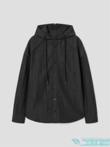 ￥JUUN J high-end mens Korean 24 autumn mens hooded long-sleeved shirt jacket JC4764P033