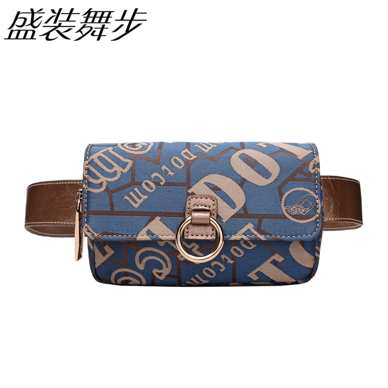 Dressage Brand Korean Version New Fashion Trendy Casual Waist Bag Unisex Sports Bag Phone Bag Small Bag Yb1