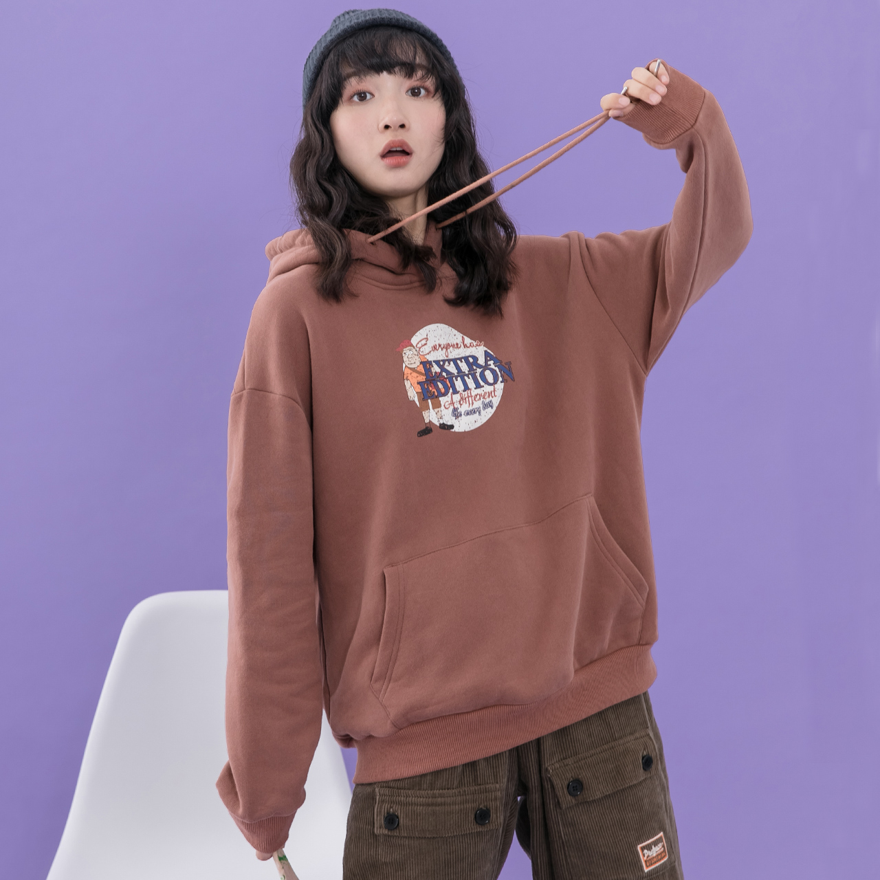 Sweatshirt femme - Ref 3216417 Image 3