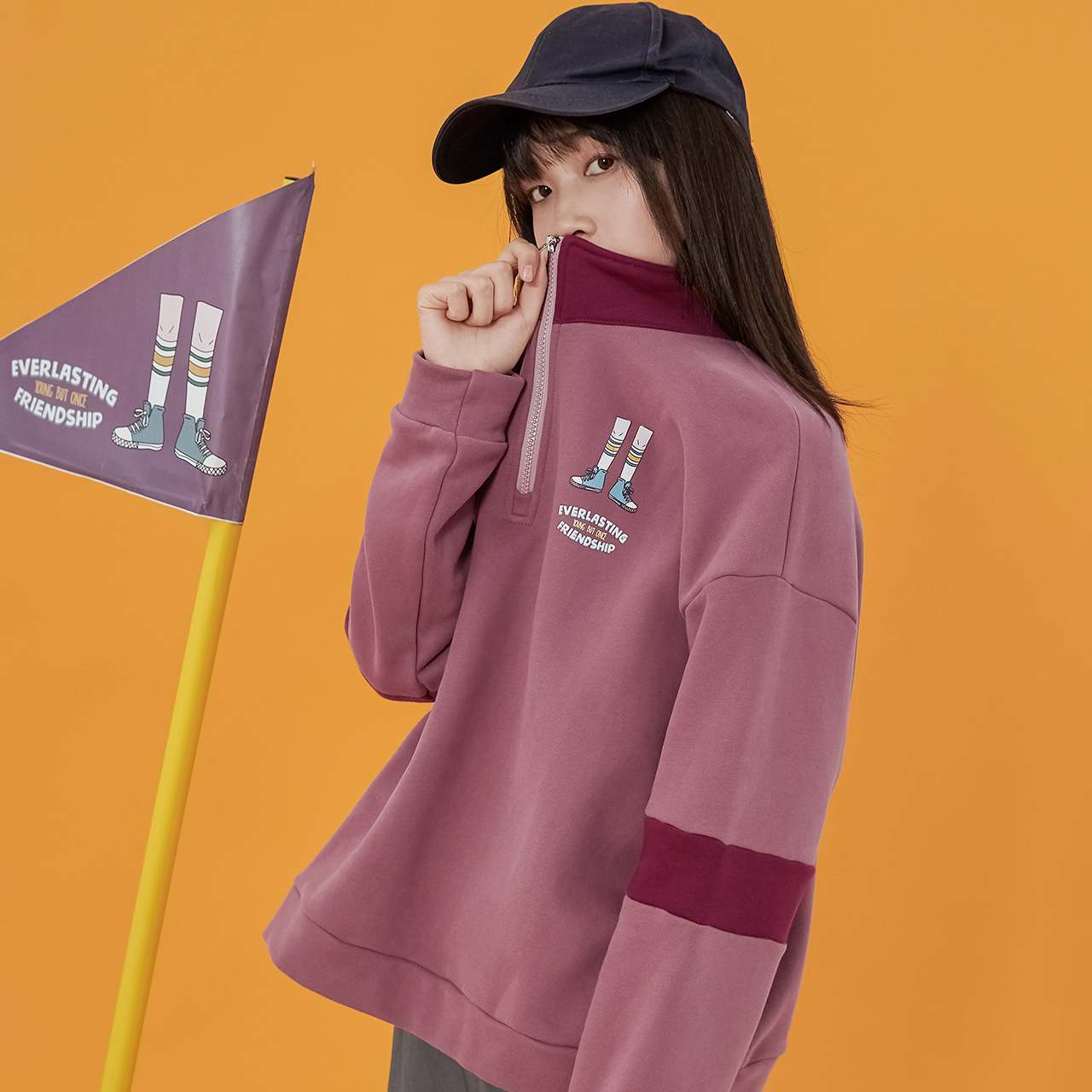 Sweatshirt femme - Ref 3216551 Image 1