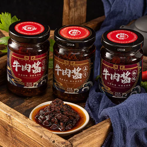 菜欢欢 Аутентичный грибной соус с говядиной, смешанная лапша, пибимбап, соус чили, соус для пряных блинов 200г