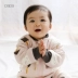 Papa leo núi mùa thu và mùa đông bé trai và trẻ em bên trong bộ jumpsuit bằng da cừu giả bé quần áo romper ấm 0-3 tuổi áo trẻ em Áo liền quần