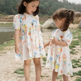 Летнее детское платье, юбка, наряд маленькой принцессы, семейный стиль