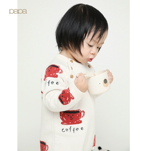 Папа восхождение на осенние и зимние мужчины и девушки полная вата