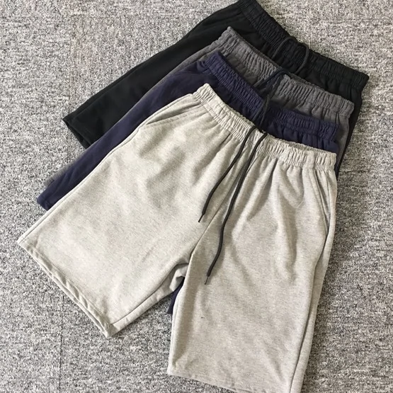 Trung niên và béo cộng với quần short XL chất béo quần thể thao nam mỏng cotton rộng mỡ thừa quần lớn quần short thô nam