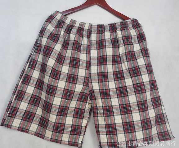 Một Luo quần của nam giới quần short pyjama mùa hè ba quần cotton loose boxer tóm tắt kích thước lớn quần nhà quần lớn