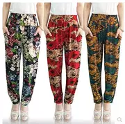 Mẹ trung niên và bà già chín quần mùa hè quần mỏng phần hậu cung Quần nữ trung niên