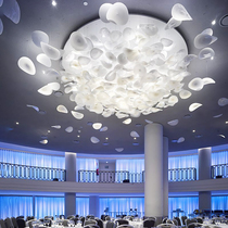Shopping mall pendant corridor pendant art decoration hotel club air pendant KTV box pendant color disc