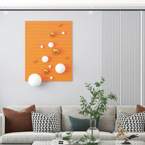 Three-dimensional porch decorative painting simple Nordic corridor corridor decorative hanging painting light luxury style high-grade sphere physical painting