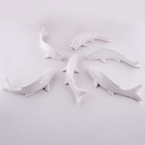 Group fish three-dimensional wall decoration wall decoration modern Chinese hanging decoration creative wall decoration living room TV background wall decoration fish