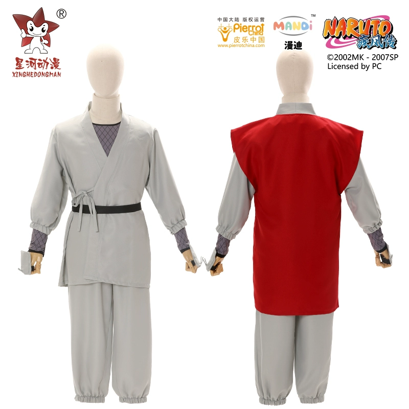 Galaxy chính hãng NARUTO Naruto Three cosplay Konoha Jiraiya COS quần áo phù hợp phụ kiện trọn bộ - Cosplay