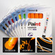 White Paint Pen Waterproof Non-Fading Marker Industrial Metal Touch-Up Pen Tire Graffiti Engraving Touch-Up Multi-Color