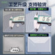 Thickened A4 Document Bag, Transparent Plastic, Large Capacity, Snap-Button Test Paper Storage Bag, Student File Document Bag