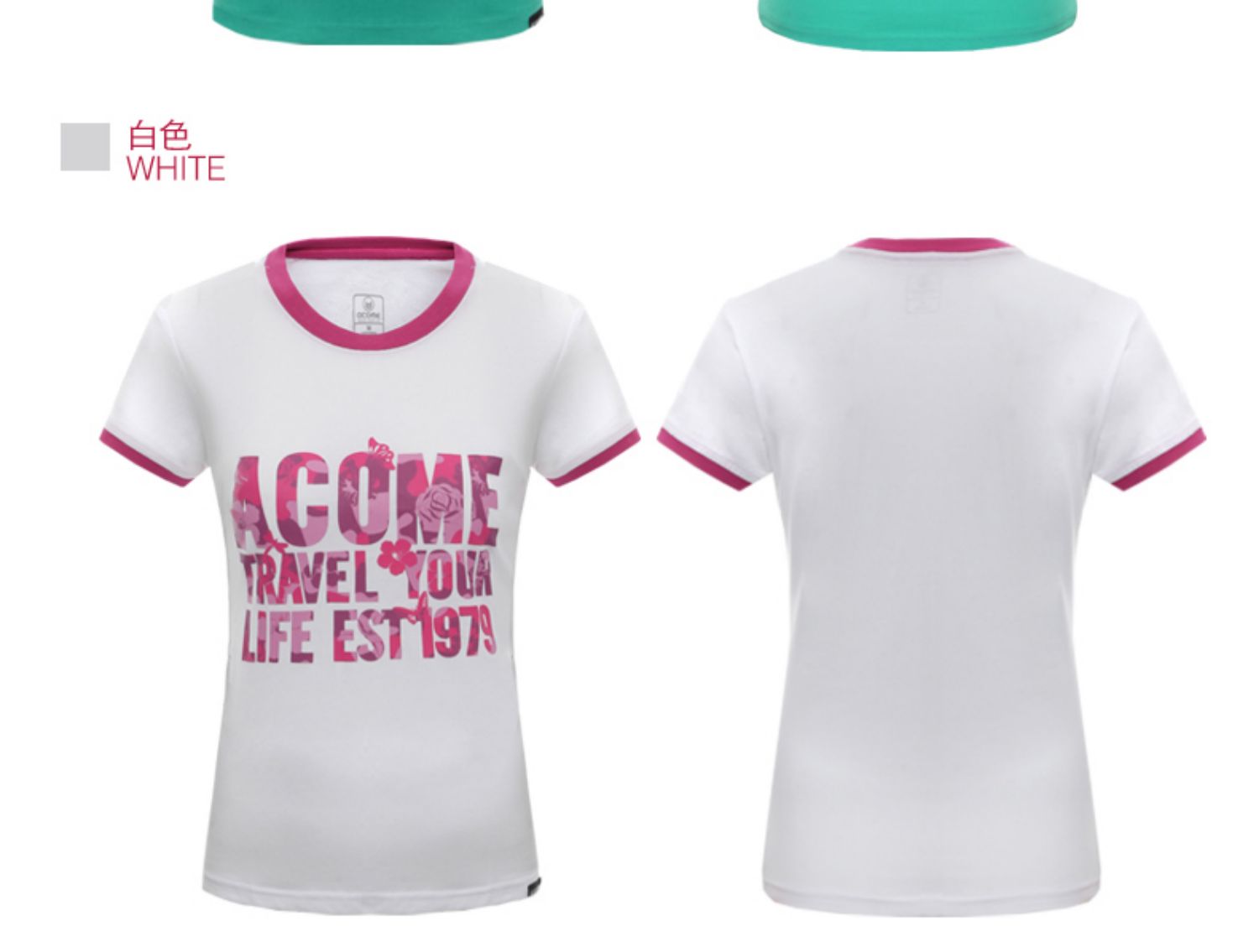 Áo thun in hoa tay ngắn của ACOME / Adam cotton không phai hay co rút AG131T2016 - Áo phông thể thao áo tank top nam
