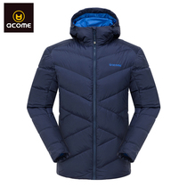 ACOME Acombel men hooded warm down jacket windproof and cold down jacket AG172D1007