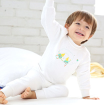 Leather Jo Baby Suit Men And Women Warm Clothes Underwear Autumn Clothes Autumn Pants Pure Cotton 0123 Year Old Spring Autumn Winter Clothing